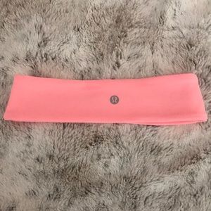 Lulu Lemon baby pink headband